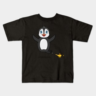 Cute Penguin Ghost and Flying Kids T-Shirt